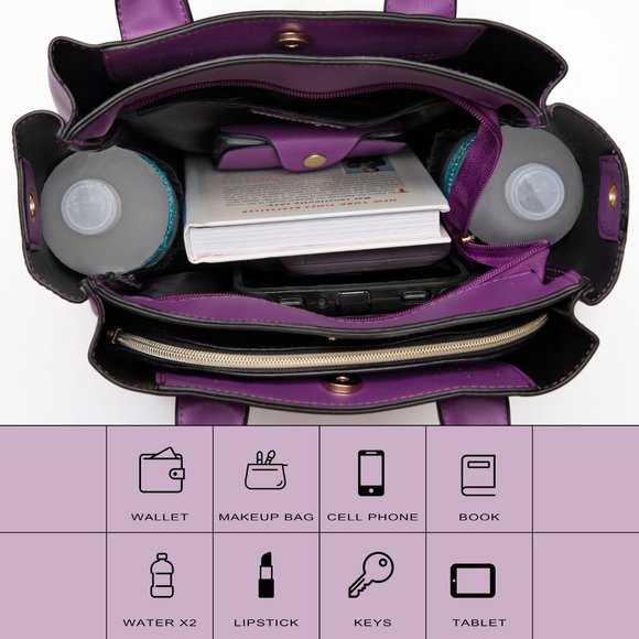 Multifunctional Tote Bag, Purse, Wallet Set - Picture 6 of 8